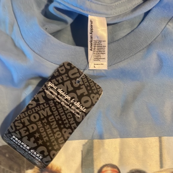 NWT American Apparel Gladiator shirt “Glad He Ate Her” - Picture 3 of 3